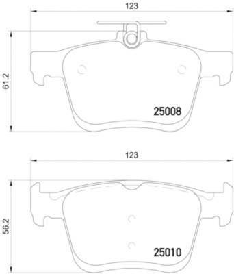 HELLA Brakes - HELLA Pagid 355020271 Disc Brake Pad Set