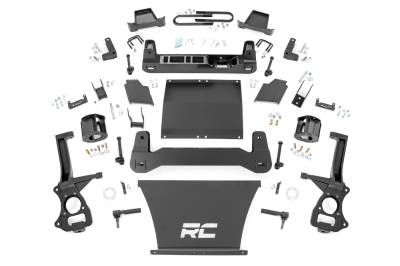 Rough Country Suspension Systems - Rough Country 110100 6" Suspension Lift Kit for 25+ Silverado/Sierra 1500 4WD
