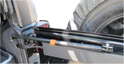 Rampage - Rampage 86618 Heavy Duty Gas Strut Stabilizer for 07-10 Jeep Wrangler JK