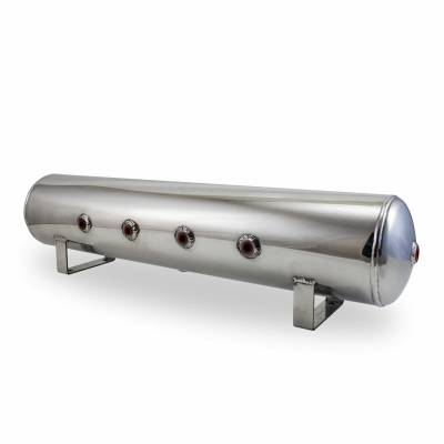 Air Lift - Air Lift 12957 4 Gallon Aluminum Air Tank Polished Finish