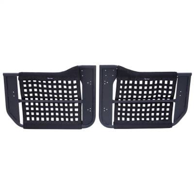 Rampage - Rampage 7687 Black Trail Doors Steel for 18-22 Jeep Wrangler JL 2DR