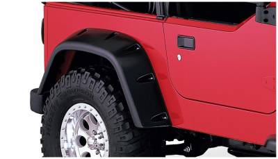 Bushwacker - Bushwacker Max Pocket Style Rear Fender Flares Black for Jeep TJ 10030-07