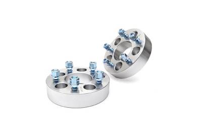 Rough Country Suspension Systems - Rough Country 1.5" 5x5.5 Aluminum Wheel Spacers Pair for Ford/Dodge/Jeep 1097