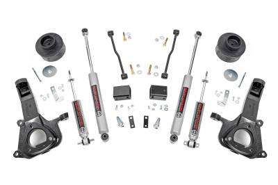 Rough Country Suspension Systems - Rough Country 30730 4" Suspension Lift Kit for 09-18 RAM 1500/Classic RWD