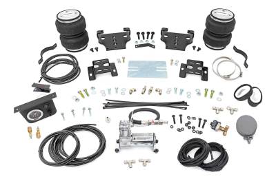 Rough Country Suspension Systems - Rough Country Rear Air Spring Kit w/Compressor 01-10 Silverado/Sierra HD 10006C