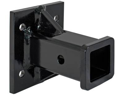 Buyers - Buyers Black Receiver Tube 2" ID x 6 Long Welded 1/2 Mount Plate 1804055