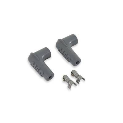 MSD - MSD Ignition 3311 Silicone 90-DEG Spark Plug Boot & Terminal Kit