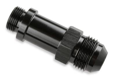 Mr Gasket - Mr Gasket 491978 Carburetor Inlet Fitting9/16-24" To -8AN Male Black EACH