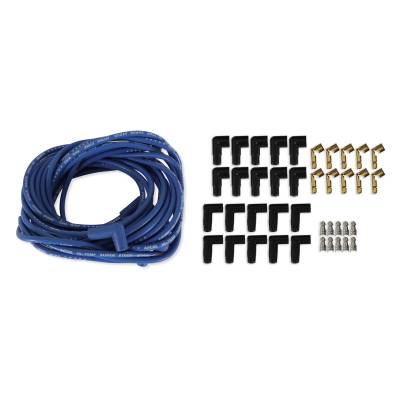 ACCEL - ACCEL 5041B Universal 8mm 90-DEG Super Stock Spark Plug Wire Set Blue