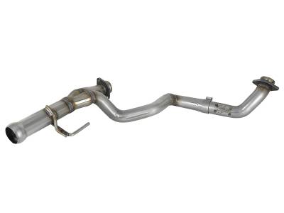 aFe Power - aFe 48-48026 2.5" SS Twisted Y-Pipe for 18-26 Jeep Gladiator JT/Wrangler JL 3.6L