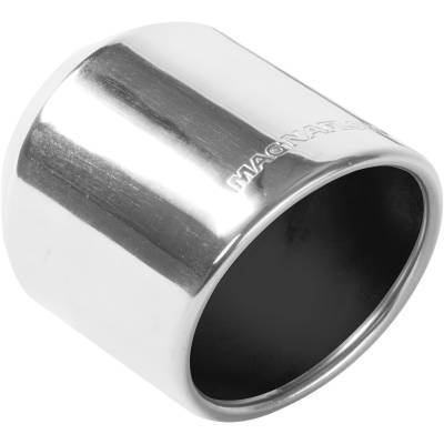 MagnaFlow Exhaust Products - MagnaFlow 35136 Single Polished Exhaust Tip 2.5" Inlet/4" Outlet