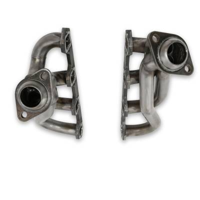 JBA Racing Headers - JBA Headers 1.5" Shorty Stainless Headers Raw 87-96 F-Series 1627S