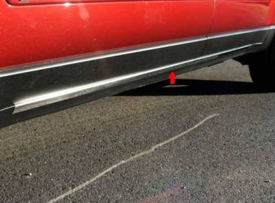 Quality Automotive Accessories - Quality Automotive ST47425 Door Sill Rocker Trim 07-09 Saturn Outlook