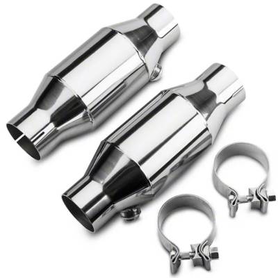 Pypes Performance Exhaust - Pypes CVM11K High Flow 2.5" Mini Metallic Catalytic Converters Universal