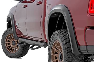 Rough Country Suspension Systems - Rough Country S-D319205 Sport Fender Flares Black for 25+ Ram 1500