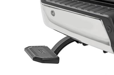Rough Country Suspension Systems - Rough Country Retractable Truck Bed Step Black 21-26 Ford F150 PW049807