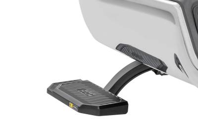 Rough Country Suspension Systems - Rough Country Retractable Truck Bed Step Black for 09-18 RAM 1500 PW049980