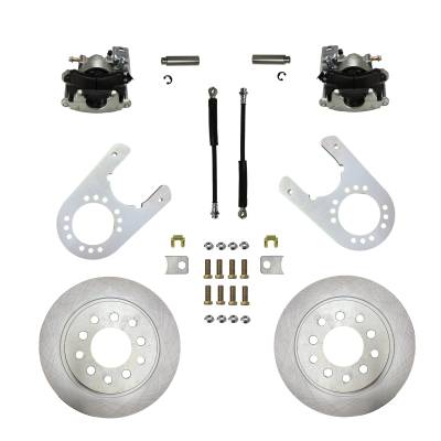 Leed Brakes - Leed Brakes RC6003 Rear Disc Brake Kit w/Plain Rotors & Zinc Plated Calipers