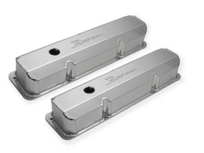 Holley Sniper EFI - Holley Sniper EFI 890001 Valve Cover Fabricated Aluminum Ford FE Tall