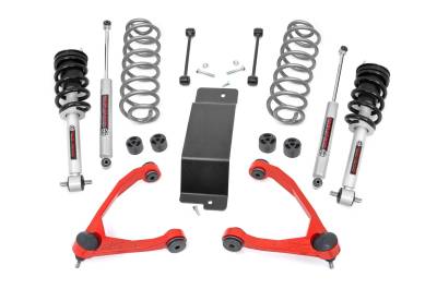 Rough Country Suspension Systems - Rough Country 19332RED N3 Strut 3.5" Lift w/UCA 07-20 Tahoe/Suburban/Yukon/XL