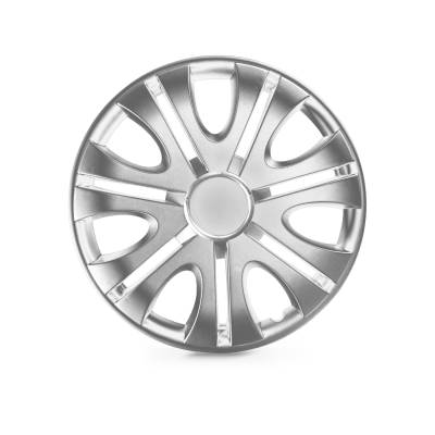 Winjet - Winjet CHB-5082-C-15 15" Universal Wheel Cover Hubcaps 4Pc Chrome