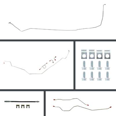 The Right Stuff Detailing - The Right Stuff BSM65H4 Chevy Brake Hydraulic Line Kit Front/Rear