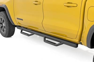 Rough Country Suspension Systems - Rough Country RCG1583CCB 3"Drop Step Nerf Bar Blk for 15-26 Colorado/Canyon Crew