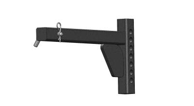 Blue Ox - Blue Ox BXW4090 TrackPro Receiver Hitch Mount 2" 7-Hole 18" Shank 8.5k Rated