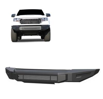 Black Horse Off Road - Black Horse AFB-FR19-BU Armour-II Bumper Only for 19-23 Ford Ranger