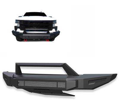Black Horse Off Road - Black Horse AFB-SI23 Armour-II Bumper Only for 22-25 Silverado 1500