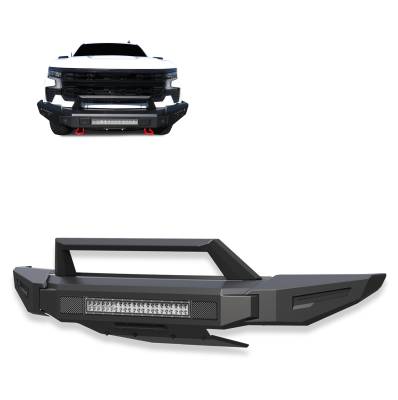 Black Horse Off Road - Black Horse AFB-SI23-K1 Armour-II Bumper Only for 22-25 Silverado 1500