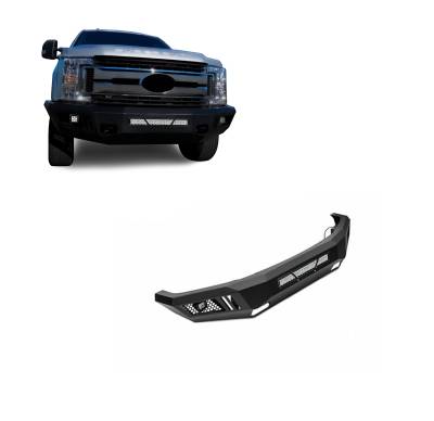 Black Horse Off Road - Black Horse AFB-F217-KIT Armour HD Front Bumper 17-22 Ford F250/F350 SuperDuty