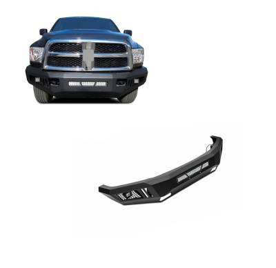 Black Horse Off Road - Black Horse AFB-RA25-10-KIT Armour HD Front Bumper 10-18 RAM 2500/3500