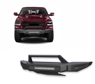 Black Horse Off Road - Black Horse AFB-RA20-K1 Armour II Heavy Duty Modular Front Bumper Kit