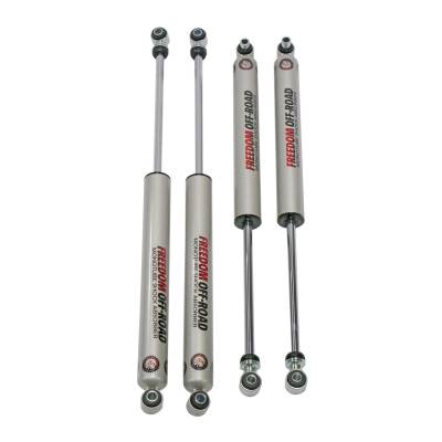 Freedom Off-Road - Freedom FO-J304F-MO+FO-J304-1R-MO 2.5-4.5" Shocks 4Pc for 20-26 Gladiator JT