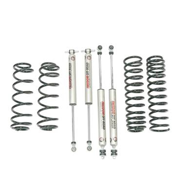 Freedom Off-Road - Freedom FO-J303-MO+FO-J10340 4" Lift w/Coils & Shocks for 07-18 Jeep Wrangler JK