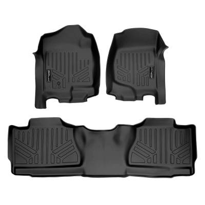 SMARTLINER - SMARTLINER SA0015/B0228 Front/Rear BLACK Floor Liners Avalanche