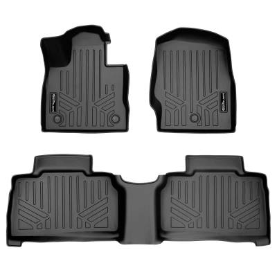 SMARTLINER - Smartliner SA0423/B0423 Front/Rear BlackFloor Liners for Ford Explorer