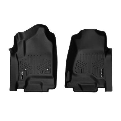 SMARTLINER - SMARTLINER SA0136 Front BLACK Floor Liners GM Truck/SUV