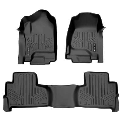 SMARTLINER - SMARTLINER SA0136/B0153 Front/Rear BLACK Floor Liners Tahoe/Yukon