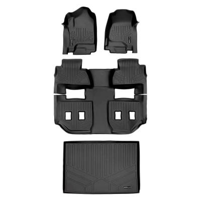 SMARTLINER - SMARTLINER SA0136/B0159/E0159 Front/Rear BLACK Floor Liners Suburban/Yukon XL