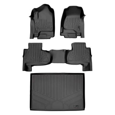SMARTLINER - SMARTLINER SA0136/B0221/E0159 Front/Rear BLACK Floor Liners Suburban/Yukon XL