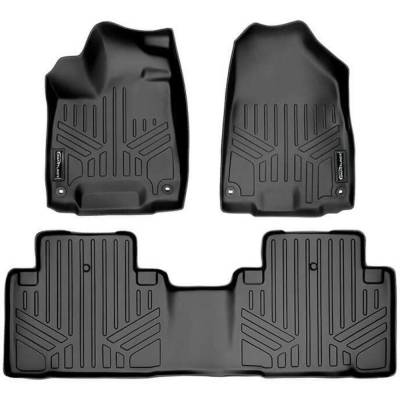 SMARTLINER - SMARTLINER SA0158/B0158 Front/Rear BLACK Floor Liners Acura MDX