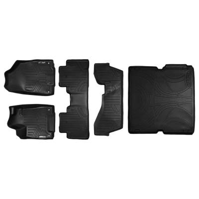 SMARTLINER - SMARTLINER SA0158/B0158/C0158/D0158 Front/Rear BLACK Floor Liners Acura MDX