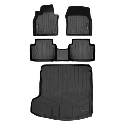 SMARTLINER - SMARTLINER SA0609/B0609/D0609 Front/Rear BLACK Floor Liners for Mazda 3