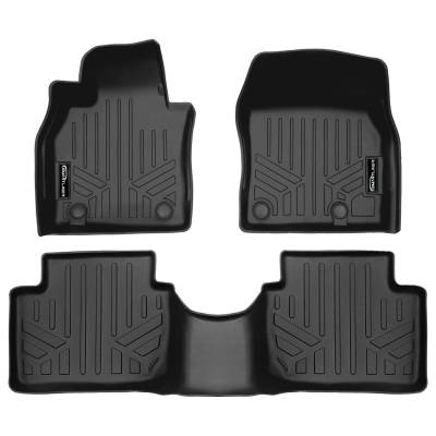 SMARTLINER - SMARTLINER SA0609/B0696 Front/Rear BLACK Floor Liners for Mazda 3