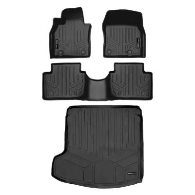 SMARTLINER - SMARTLINER SA0609/B0696/D0609 Front/Rear BLACK Floor Liners for Mazda 3