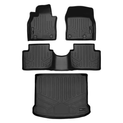 SMARTLINER - SMARTLINER SA0609/B0696/D0610 Front/Rear BLACK Floor Liners for Mazda 3