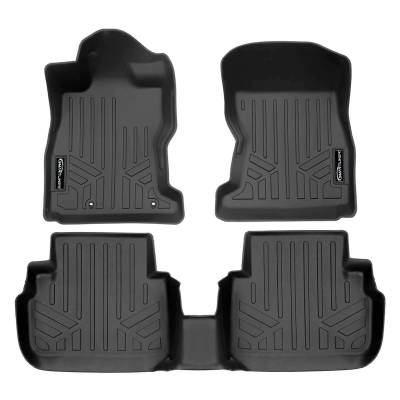 SMARTLINER - SMARTLINER SA0720/B0358 Front/Rear BLACK Floor Liners for Subaru WRX