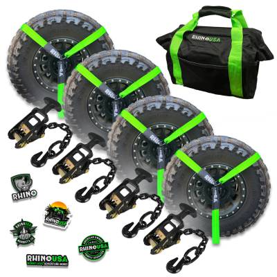 Rhino USA - Rhino USA LASSO-STRAPS-GRN Lasso Straps